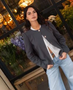 CHAQUETA MY ROUTE · GRIS