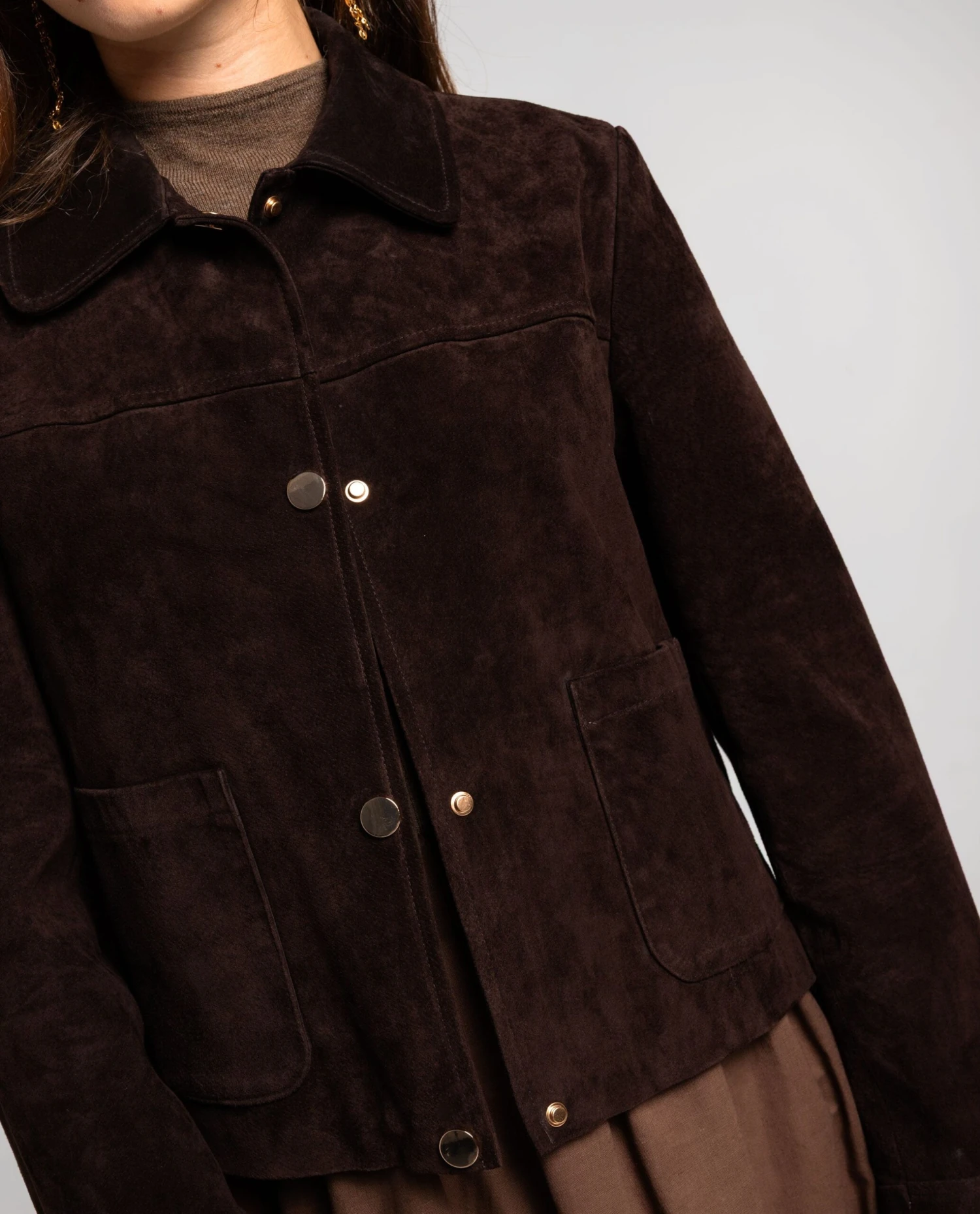 CHAQUETA HER MOMENT · MARRÓN 5 CHAQUETA HER MOMENT · MARRÓN - Imagen 5