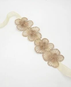 CHOKER JASMINE · BEIGE -[品牌] Ventas THE-ARE chocker beige flores gasa eventos mujer the are 6