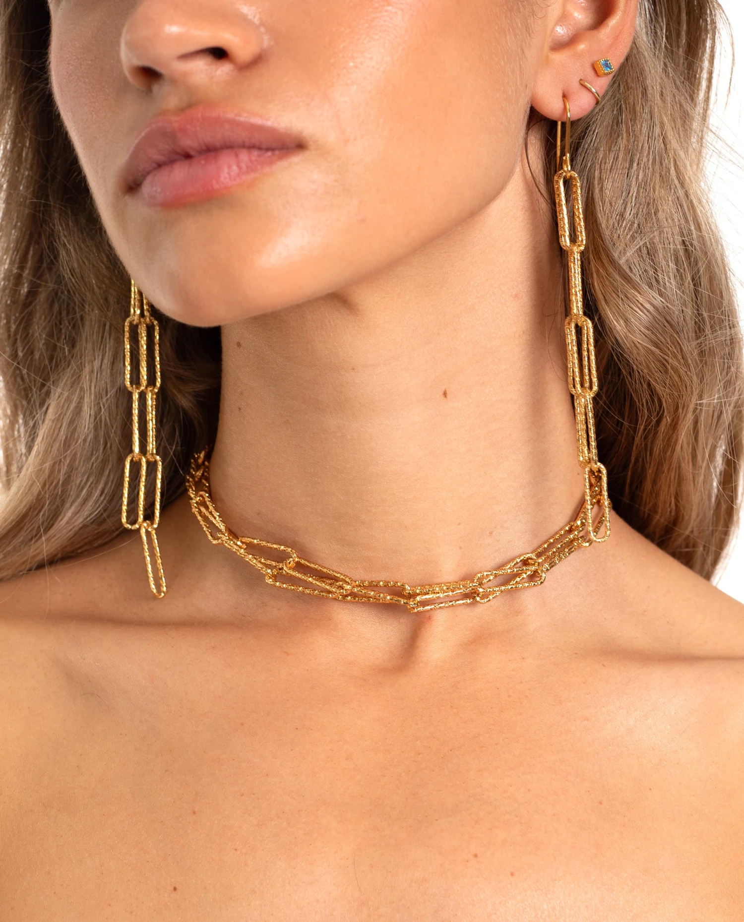 COLLAR SANDS · BAÑO ORO 2 COLLAR SANDS · BAÑO ORO - Imagen 2