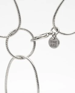 COLLAR JOIN ME · BAÑO PLATA -[品牌] Ventas THE-ARE collar largo dorado eslabones ovalados miltiposicion complementos 6