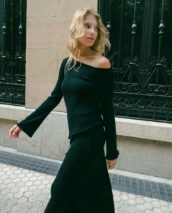 FALDA EASY ROAD · NEGRO -[品牌] Ventas THE-ARE conjunto negro 2