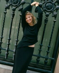 FALDA EASY ROAD · NEGRO -[品牌] Ventas THE-ARE conjunto negro