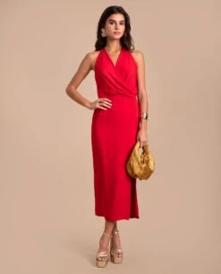 VESTIDO LUCENA · ROJO