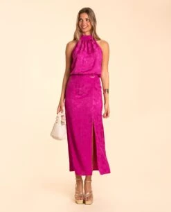 FALDA VERBENA · BUGANVILLA -[品牌] Ventas THE-ARE falda buganvilla midi mujer eventos the are 1