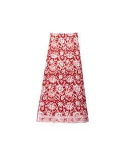 FALDA SUNKISSED DAYS · ESTAMPADO -[品牌] Ventas THE-ARE falda estampada recta roja mujer the are eci img 5