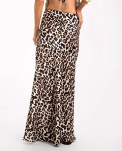 FALDA BEGGIN' ME · LEOPARDO -[品牌] Ventas THE-ARE falda larga print leopardo conjunto mujer the are eci img 3