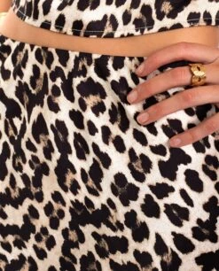 FALDA BEGGIN' ME · LEOPARDO -[品牌] Ventas THE-ARE falda larga print leopardo conjunto mujer the are eci img 4