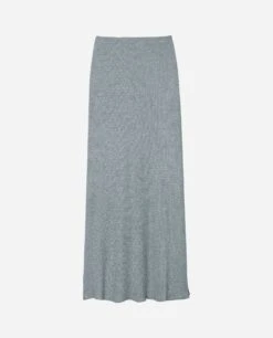 FALDA FREE SPIRIT · GRIS -[品牌] Ventas THE-ARE falda midi punto gris elastico conjunto mujer the are eci img 5