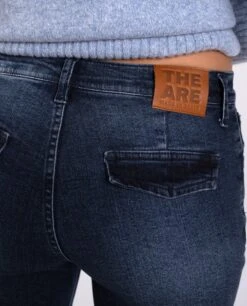 JEANS COOL RIDER · DENIM -[品牌] Ventas THE-ARE jeans azul desgastado anchos rectos mujer the are eci img 4