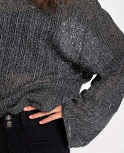 JERSEY IT MAY BE · GRIS -[品牌] Ventas THE-ARE jersey gris punto calado oversized mujer the are 1