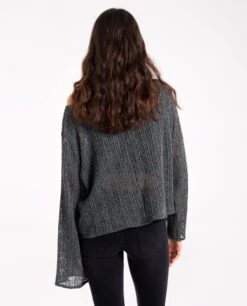 JERSEY IT MAY BE · GRIS -[品牌] Ventas THE-ARE jersey gris punto calado oversized mujer the are eci img 2