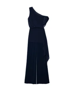 MONO OLIVIA · AZUL MARINO -[品牌] Ventas THE-ARE mono azul marino asimetrico capa gasa eci img 5 scaled