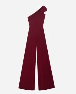 MONO MRS. BENAISA · BURDEOS -[品牌] Ventas THE-ARE mono largo burdeos bardot mujer eci img 5