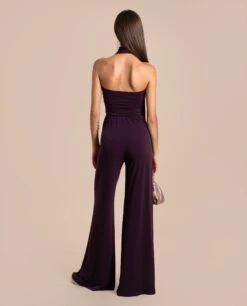 MONO MRS. BARREDA · CIRUELA -[品牌] Ventas THE-ARE mono morado palabra honor mujer the are eci img 3