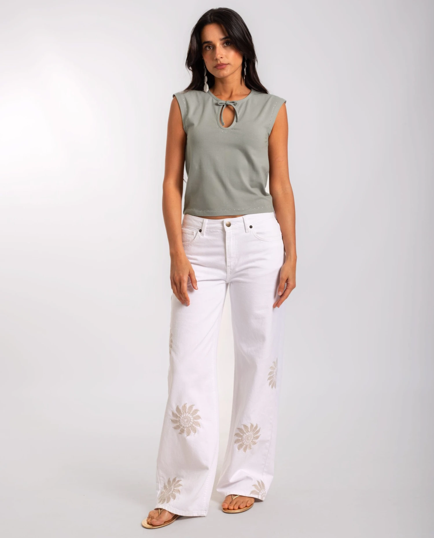 TOP BASIC TWIST · GRIS 8 TOP BASIC TWIST · GRIS - Imagen 8
