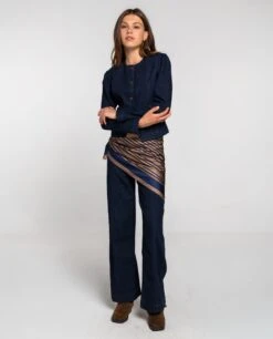 JEANS DOWNTOWN · AZUL -[品牌] Ventas THE-ARE pantalon azul recto vaquero conjunto mujer the are 1