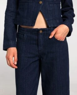 JEANS DOWNTOWN · AZUL -[品牌] Ventas THE-ARE pantalon azul recto vaquero conjunto mujer the are eci img 4