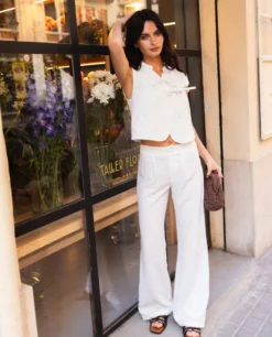 PANTALÓN SUNNY BABE · BLANCO