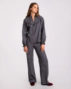 PANTALÓN CITY FIELDS · AZUL -[品牌] Ventas THE-ARE pantalon cuadros azul recto conjunto talle medio mujer the are 1 8293fb34 94a1 4b06 9d6a 4a618a2fa6c2