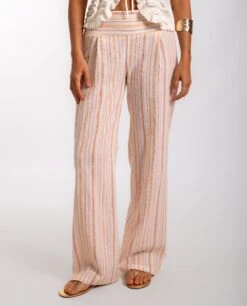 PANTALÓN SAND DUNE · RAYAS -[品牌] Ventas THE-ARE pantalon largo fluido rayas mujer the are eci img 2