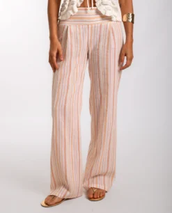 PANTALÓN SAND DUNE · RAYAS -[品牌] Ventas THE-ARE pantalon largo fluido rayas mujer the are eci img 2 scaled