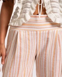 PANTALÓN SAND DUNE · RAYAS -[品牌] Ventas THE-ARE pantalon largo fluido rayas mujer the are eci img 4