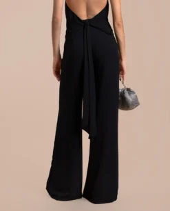 PANTALÓN CÉLINE · NEGRO -[品牌] Ventas THE-ARE pantalon negro traje elastico recto cintura alta eventos mujer the are eci img 3 scaled