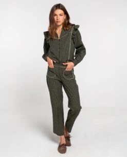 PANTALÓN FIRST COFFEE · CUADROS