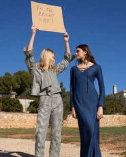 PANTALÓN COUNTRY SOUL · VERDE -[品牌] Ventas THE-ARE pantalon recto cuadros vichy verde algodon tiro medio conjunto mujer the are 9