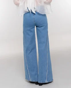 JEANS FAV FOLDER · DENIM -[品牌] Ventas THE-ARE pantalon vaquero azul detalles desgastados mujer the are eci img 3 scaled