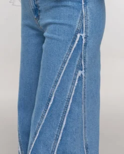 JEANS FAV FOLDER · DENIM -[品牌] Ventas THE-ARE pantalon vaquero azul detalles desgastados mujer the are eci img 4 scaled