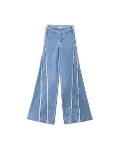 JEANS FAV FOLDER · DENIM -[品牌] Ventas THE-ARE pantalon vaquero azul detalles desgastados mujer the are eci img 5