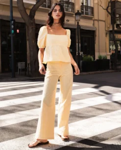 PANTALÓN SUNSET LOVER · AMARILLO