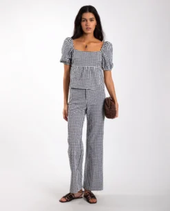 PANTALÓN SUNSET LOVER · BLANCO Y NEGRO