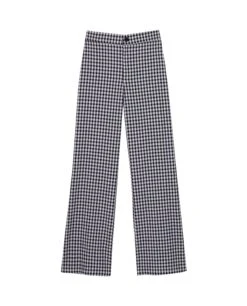 PANTALÓN SUNSET LOVER · BLANCO Y NEGRO -[品牌] Ventas THE-ARE pantalon vichy blanco negro recto tiro alto conjunto mujer the are eci img 5 a