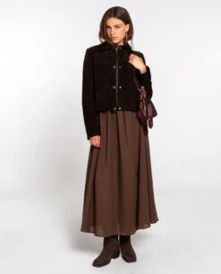 PAÑUELO SOFT NOTE · BERENJENA -[品牌] Ventas THE-ARE panuelo multiposicion estampado paisley berenjena mujer the are 4