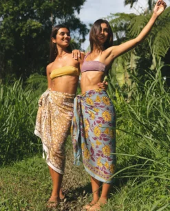 PAREO CALPE · CAMEL -[品牌] Ventas THE-ARE pareo playero estampado flores camel mujer the are 4 eci img 4 scaled