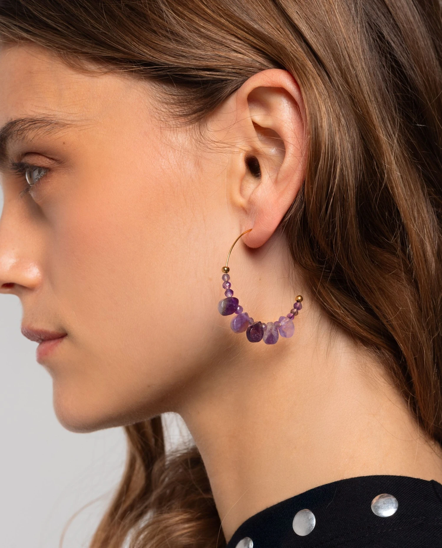 PENDIENTES GLOW DOTS · MALVA 2 PENDIENTES GLOW DOTS · MALVA - Imagen 2