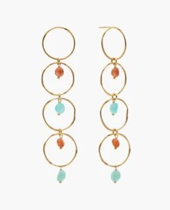 PENDIENTES PARADISE · BAÑO ORO