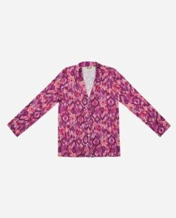 PIJAMA GLAZED FEELINGS · CAMISA LARGA -[品牌] Ventas THE-ARE pijama coral etnico estampado largo bonito mujer the are