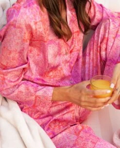 PIJAMA MARSHMALLOW · PANTALÓN LARGO -[品牌] Ventas THE-ARE pijama rosa coral patchwork estampado camisero largo bonito mujer the are 5 c59e7a5c aab0 47bb a282 73caf69f888a