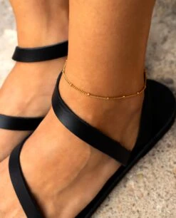 TOBILLERA STORIES · ACERO BAÑO ORO