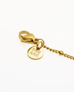 TOBILLERA STORIES · ACERO BAÑO ORO -[品牌] Ventas THE-ARE tobillera dorada cadena fina verano mujer the are2