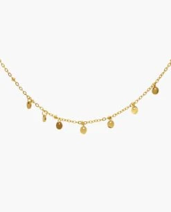 TOBILLERA MOONS · ACERO BAÑO ORO