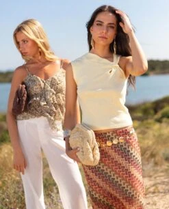 TOP SLOW COOL · AMARILLO -[品牌] Ventas THE-ARE top asimetrico amarillo mujer the are 6