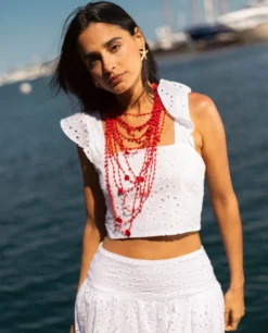 TOP WISH YOU WERE · BLANCO -[品牌] Ventas THE-ARE top calado blanco lazada detras mujer the are 4 scaled