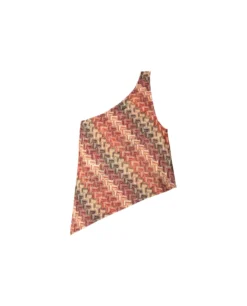 TOP CORAL SOUL · ESTAMPADO -[品牌] Ventas THE-ARE top estampado asimetrico brillos conujnto mujer the are eci img 5 scaled