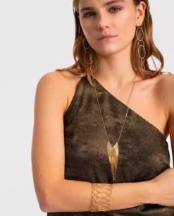 TOP YOU READY · DORADO -[品牌] Ventas THE-ARE top metalizado dorado asimetrico sin mangas fiesta mujer the are eci img 4 0e85b7f9 d16b 4e8f 9f20 0df868b53978 scaled