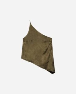 TOP YOU READY · DORADO -[品牌] Ventas THE-ARE top metalizado dorado asimetrico sin mangas fiesta mujer the are eci img 5